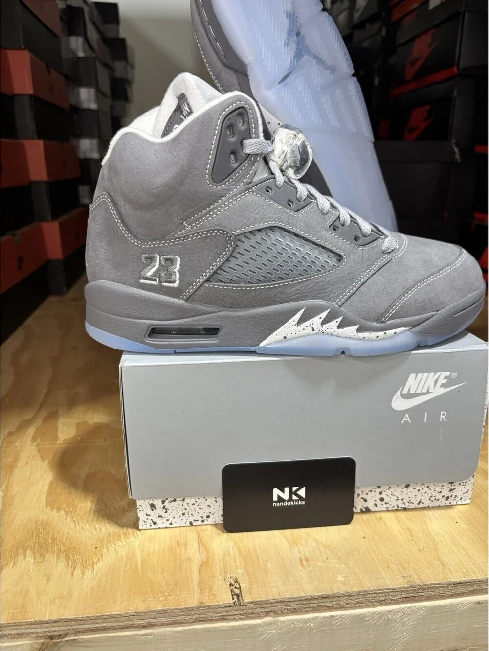 Air Jordan Retro 5 “Wolf Grey” (2026) DD0587-002 MEN SIZE 8